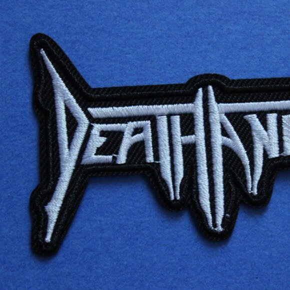⚔️ Death Angel Iron-On Patch – White / Black (4.5” x 2.2”) - Picture 3 of 4